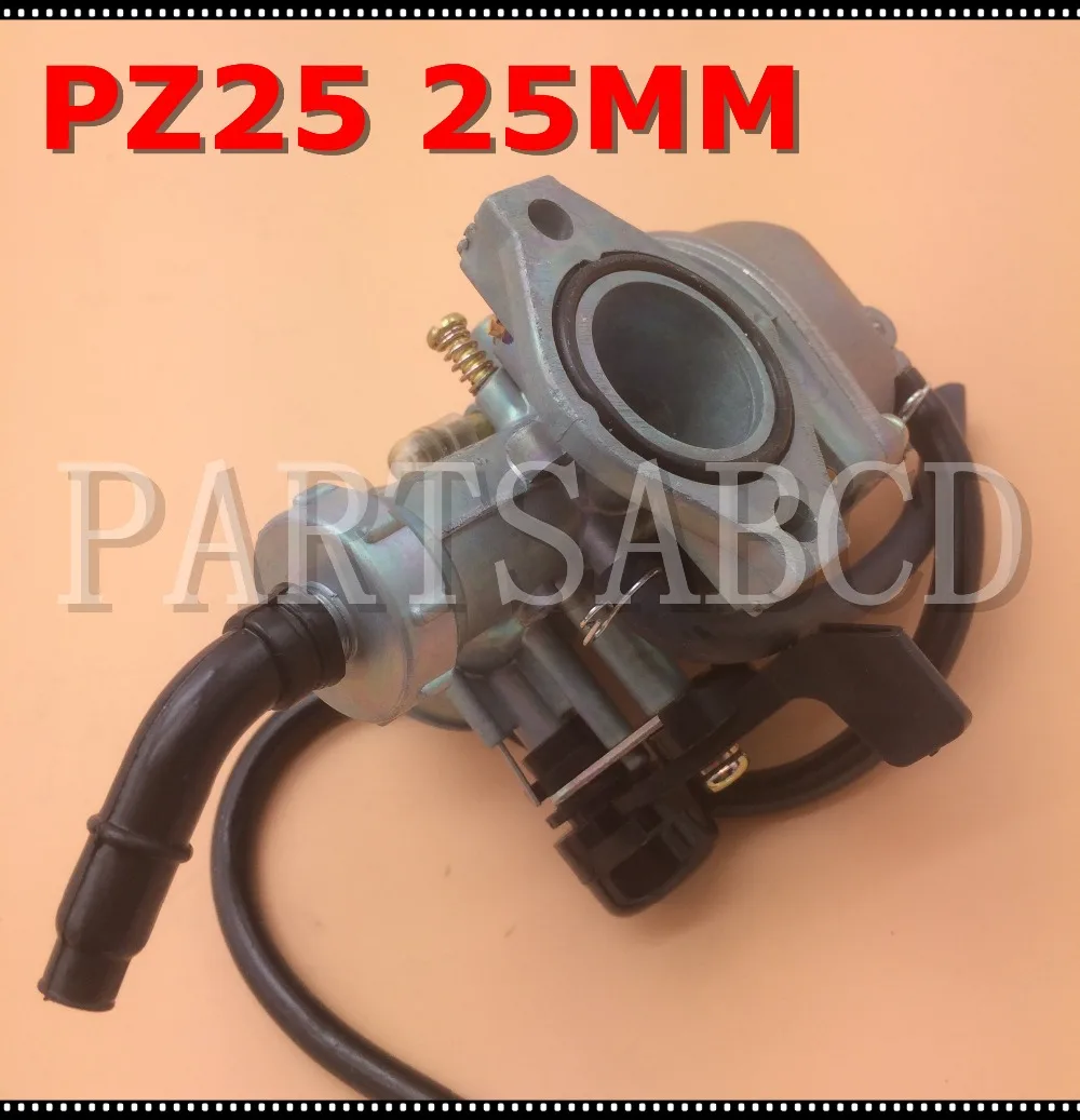 Карбюратор PZ25 25 мм ручной дроссель для квадроцикла 110CC 125CC|for atv|bike choke125cc quad |
