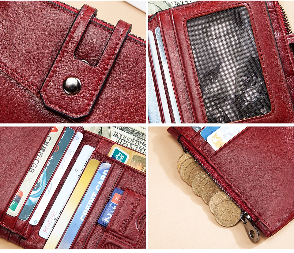 RFID кошелек из натуральной кожи мужской портфель подарок мужской Карманный Кошелек для монет сумка для денег Cudan Portomonee Perse Fashion walet