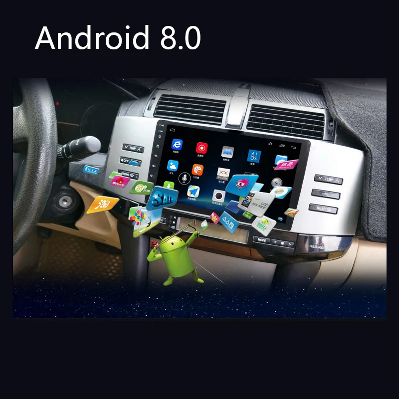 1din Android 8.0 Car Radio 9 inch High Definition GPS automagnitol Bluetooth USB Player 1G DDR3 + 16G | Автомобили и мотоциклы