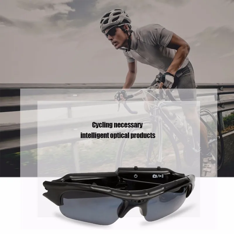 480P цифровой видеорегистратор HD очки с камерой мини камера Smart DV Велоспорт DVR мобильные очки солнцезащитные очки видеокамера Поддержка TF карта