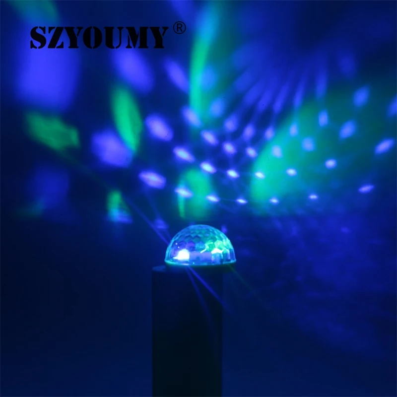 SZYOUMY микрофон USB Разноцветный свет мини красочные украшения с неоновым светом