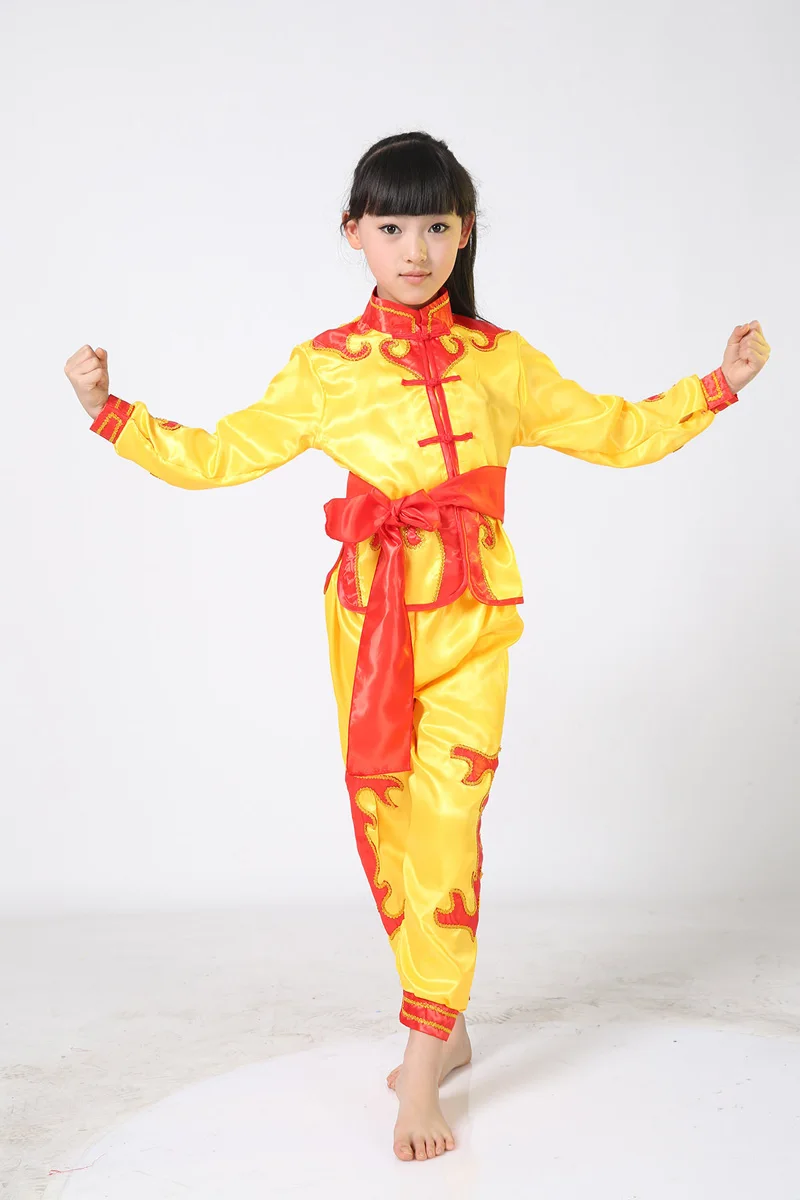 Детский сатиновый костюм для мальчиков тхэквондо добок ушу кимоно одежда Юдо