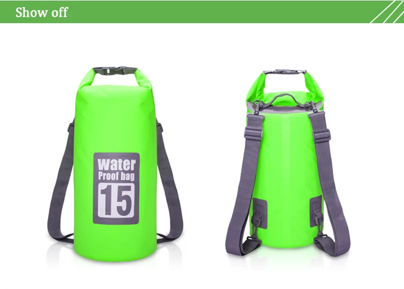 5L/10L/15L/20L/30L водонепроницаемые сумки сухой мешок водостойкий рюкзак из пвх спортивная сумка рафтинг рюкзаки для плавания непроницаемая сухая сумка