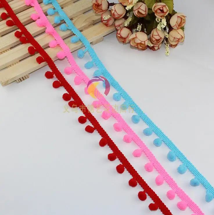 Аксессуары для шитья аксессуары с помпоном бахромой ширина 2 см|ball fringe ribbon|trim pom