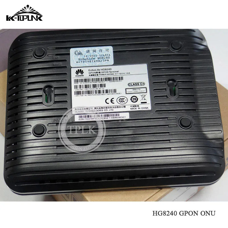 Оптоволоконный сетевой маршрутизатор FTTH FTTB FTTX HG8240 4FE + 4LAN WIFI GPON ONU ONT | Мобильные