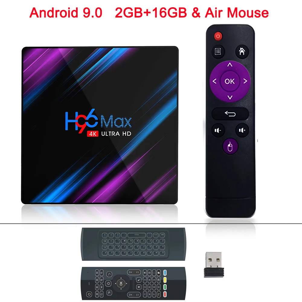 2GB 16GB Air Mouse XGODY H96 MAX Android 9,0 Smart tv BOX RK3318 Четырехъядерный 4 ГБ 32 ГБ/64 ГБ медиаплеер 2,4G/5G двойной wifi телеприставка Bluetooth 4,0 - Цвет: 2GB 16GB Air Mouse