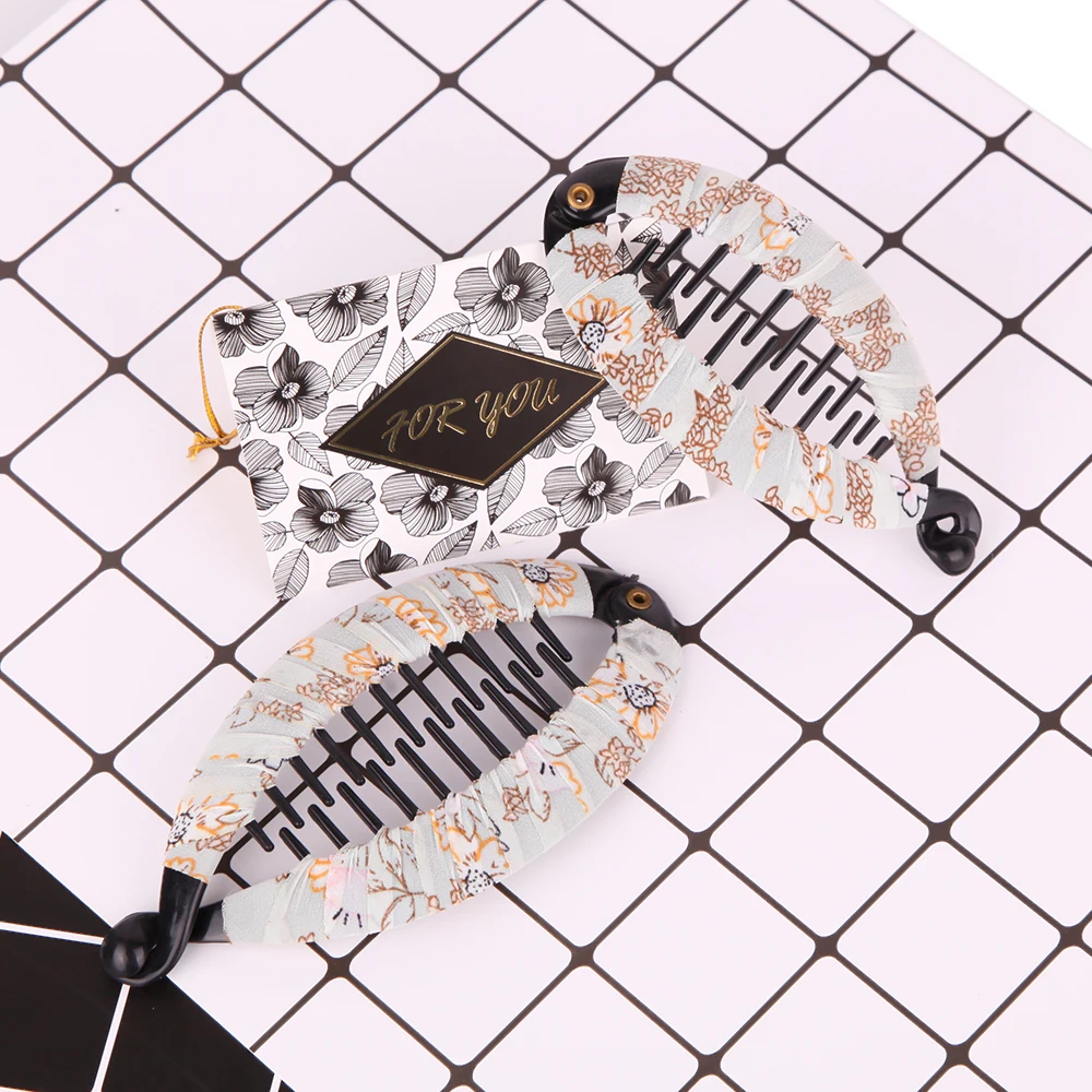 Женская заколка для волос в форме толстой рыбы с жемчужинами и горным хрусталем