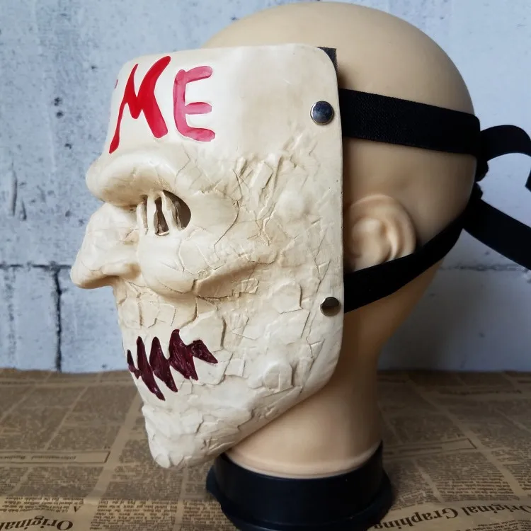 Страшная маска из полимера Поцелуй меня 3 реквизит для Хэллоуина|halloween scary|halloween