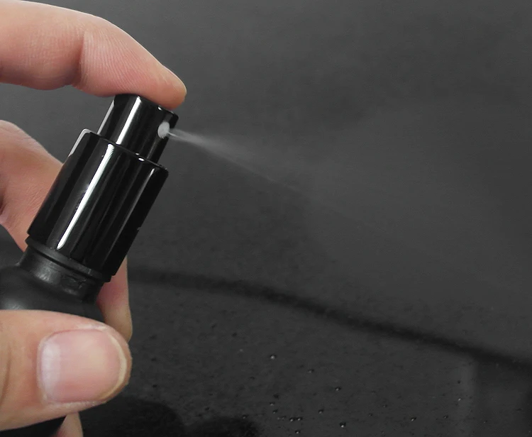 

Free Shipping 10pcs 30ml black glass bottle with black Perfume aluminum sprayer, Essential Oil Spray Glass Bottles