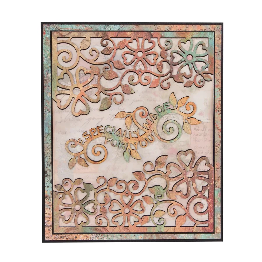 YJ Kant Metalen stansmessen frame craft snijden sterven трафарет для тиснения voor handgemaakte Papieren kaart maken scrapbookin |