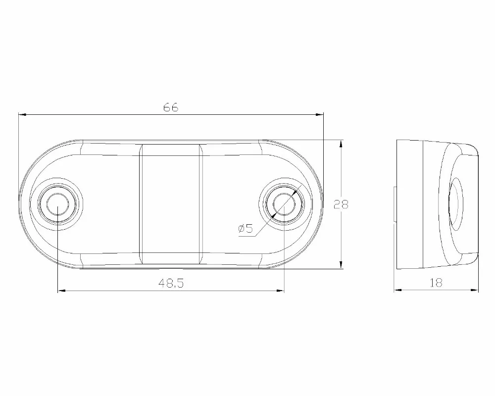 10 шт 12V/24V Авто дневные ходовые огни светильник Предупреждение s светодиодный