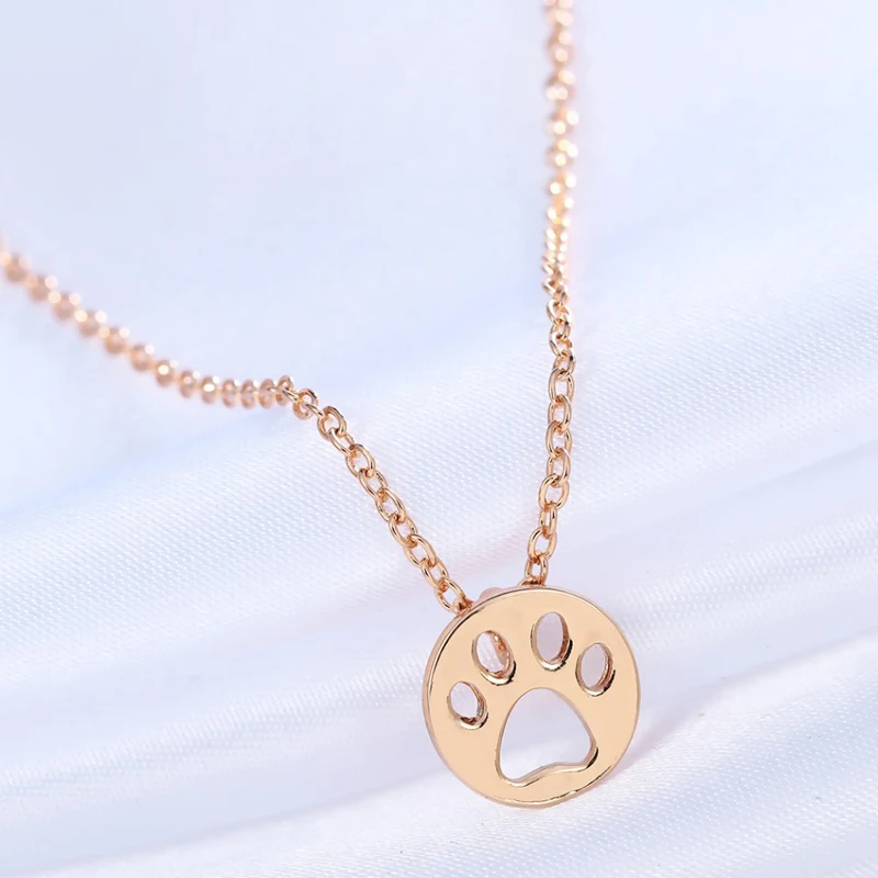 Оптовая продажа 10 шт./лот ожерелье в виде милой кошки собаки мопса сестры девочки