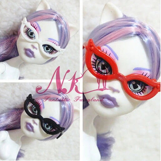 Аксессуары для кукол NK 10 шт./компл. пластиковые очки Monster High кукольный Барби Куклы