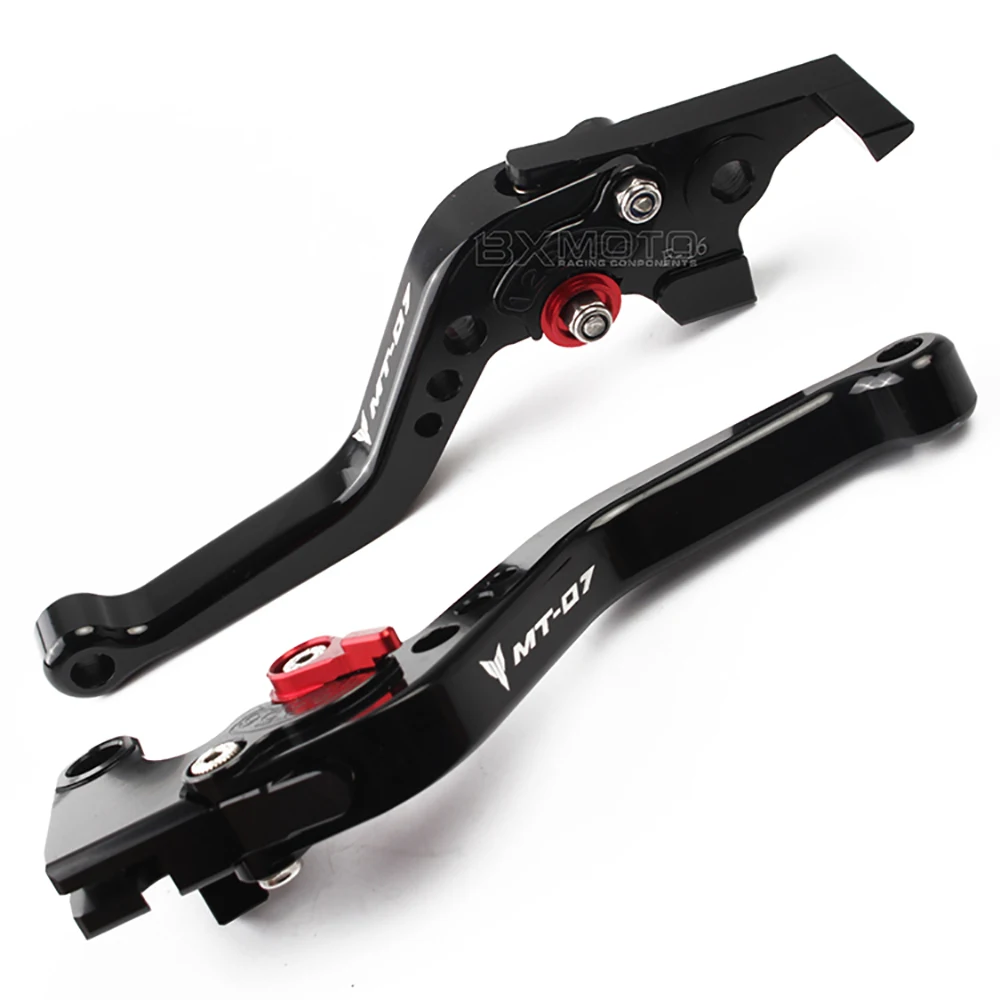 С логотипом MT 07 короткие рычаги мотоцикл запчасти ЧПУ Регулируемые сцепные для