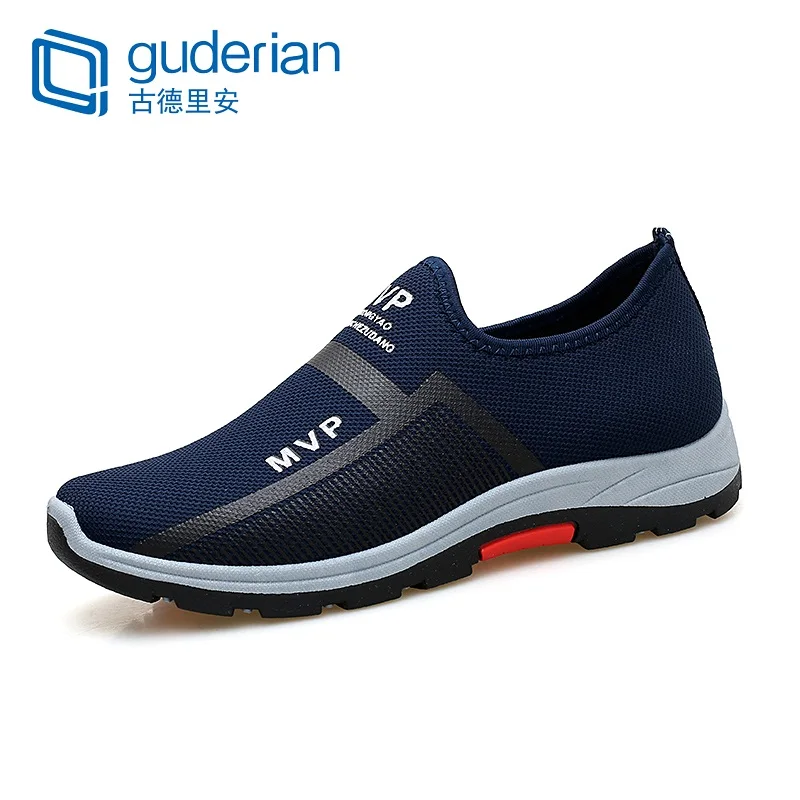 GUDERIAN New Spring Sneakers Men Casual Shoes Fashion Outdoor Walking Breathable Slip-On Loafers Zapatos Hombre | Обувь