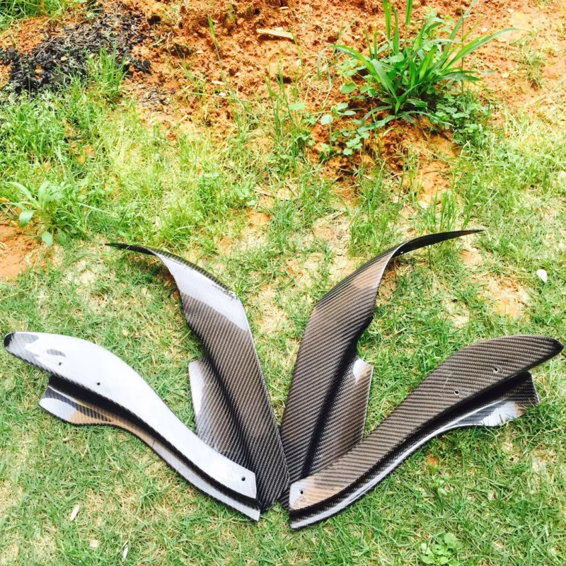 Передний бампер из углеродного волокна Skyline R33 GTR Border Canard (4 шт./компл. двусторонний)