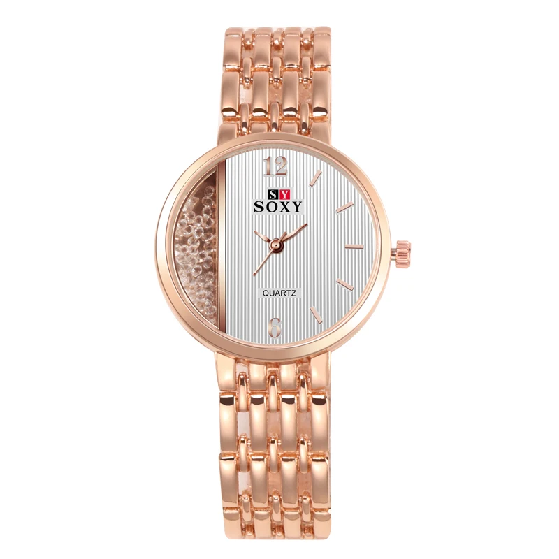 

SOXY Women Watch Fashion Luxury Diamond Rose Gold Ladies Watch Reloj Mujer Female Clock Quartz Wristwatch relogio feminino 2019