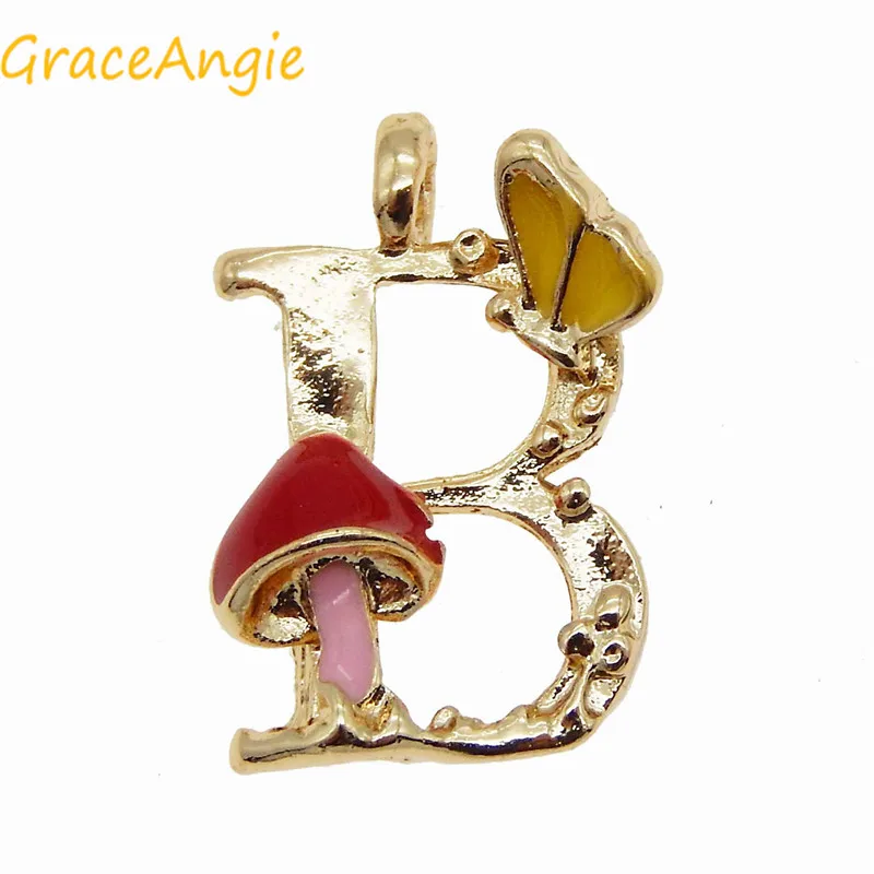 GraceAngie 26 шт./упак. A-Z Подвески с английскими буквами букв милый романтичный