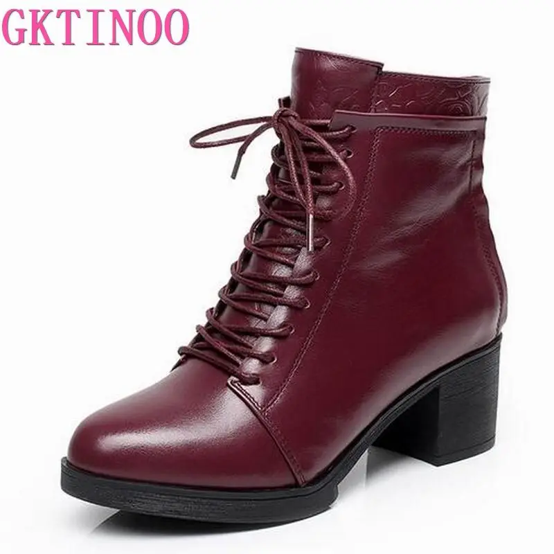 Ботинки женские демисезонные на шнуровке из натуральной кожи 33 42|genuine leather boots|martin