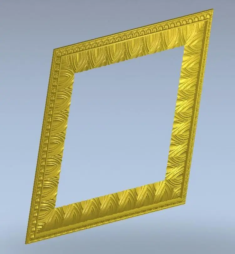 

3d model simple border frame relief for cnc machine in STL file format--1