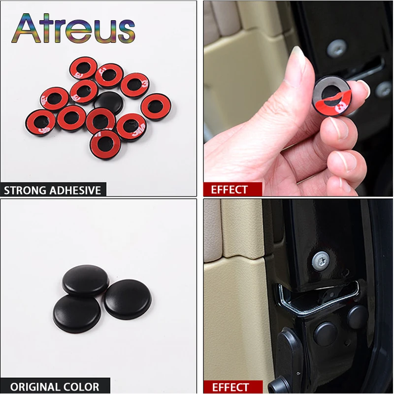 12 шт. наклеек на винты для автомобильной двери Ford Fiesta Ranger Chevrolet Captiva Alfa Romeo giulietta 159