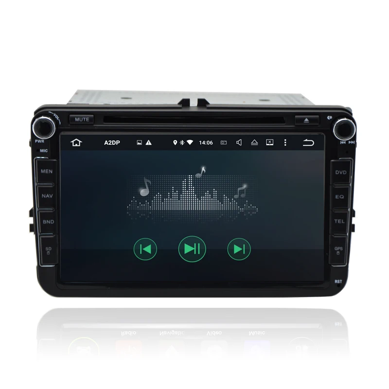 Автомобильный мультимедийный стерео плеер система на Android 9 2 Гб ОЗУ с GPS
