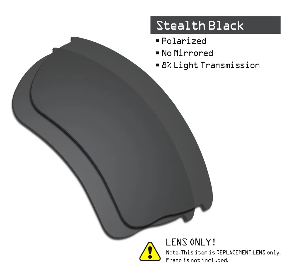 SmartVLT 3 пары поляризованных солнцезащитных очков Сменные линзы для Oakley Quarter черный