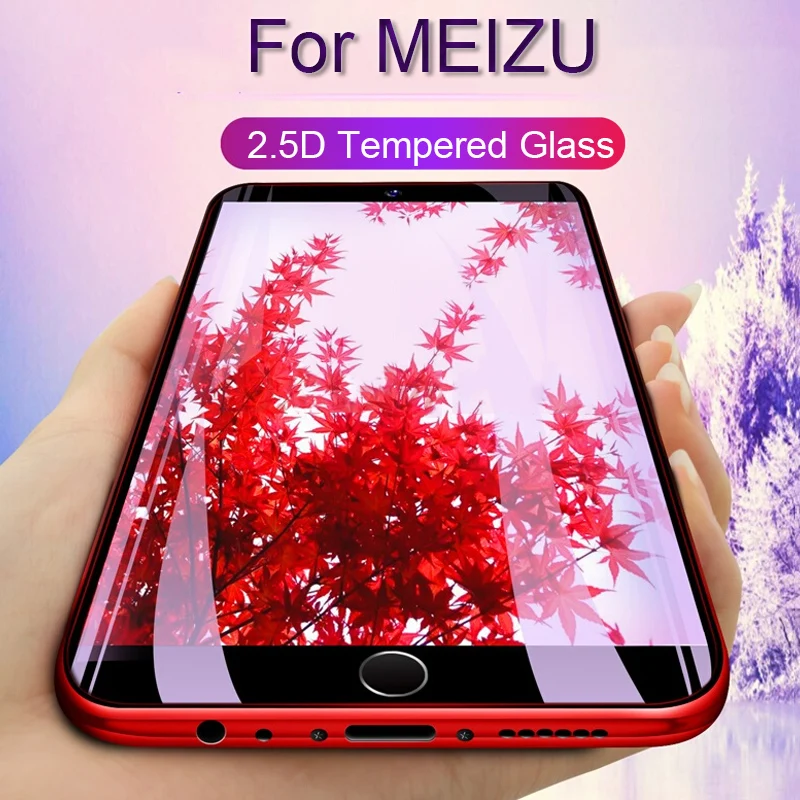 Закаленное стекло 2.5D для Meizu M6 Защита экрана M3 M5 Mini Note 15 plus m5s m6s s6 M 3 5 6 защитная