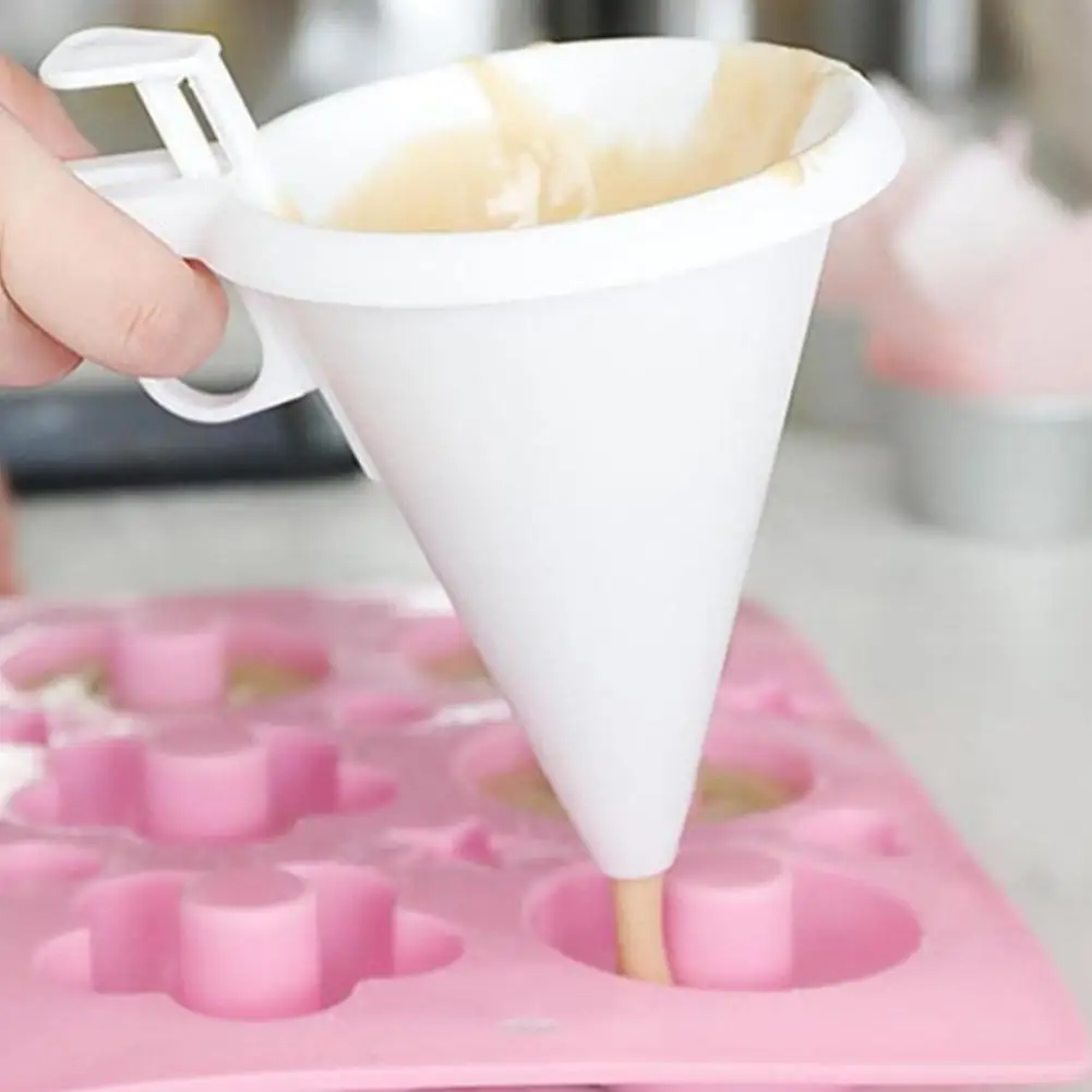 Hobbylan кухня ручной DIY шоколадные конфеты глазурь воронка плесень удобный пищевой пластик блинов крем Тесто Диспенсер