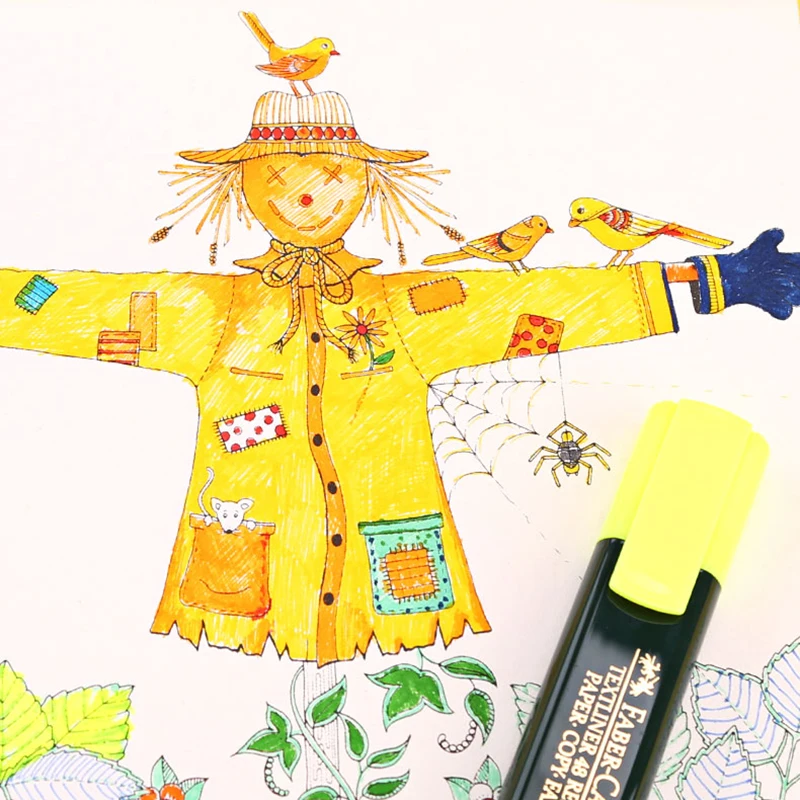 Faber Castell текстлайнер маркеры, фломастер, ручка Скрапбукинг косой фетровый наконечник цветная ручка флуоресцентные школьные маркеры товары для рукоделия