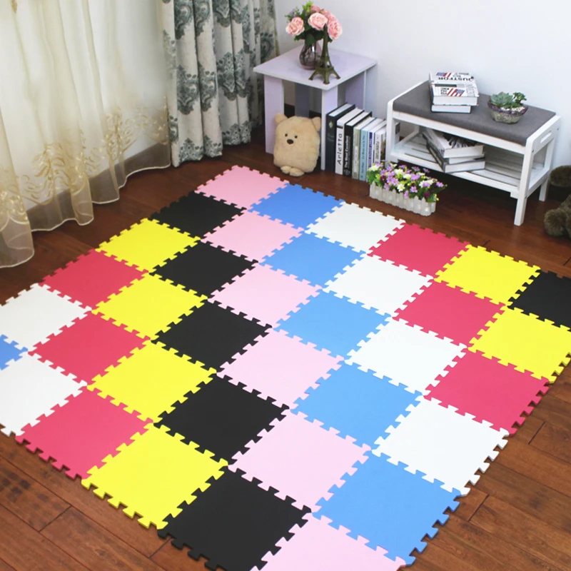 

JCC Multicolor Baby EVA Foam Puzzle Play Mat /kids Rugs carpet Interlocking Exercise Floor for children Tiles 30*30*1cm