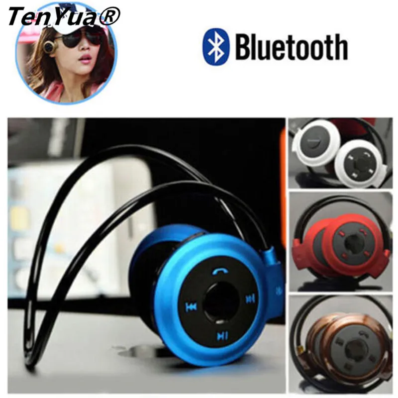 TenYua Mini 503 Шейная Спортивная беспроводная Bluetooth гарнитура Handsfree стерео наушники