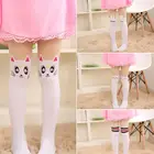 Детские колготки в Корейском стиле, детские колготки до колена, колготки для девочек, колготки для маленьких девочек, милые колготки, колготки для девочек с кошками