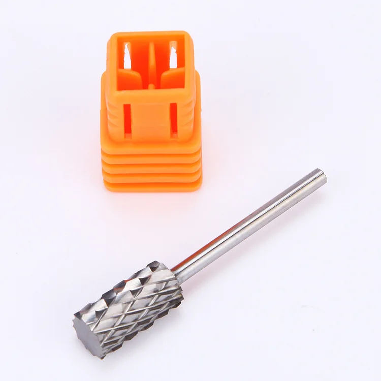 6 типов серебряных твердосплавных фрез для ногтей заусенцы металлические сверла