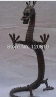 ZSR collectible Chinese Mystery Dragon Bronze Statue | Дом и сад