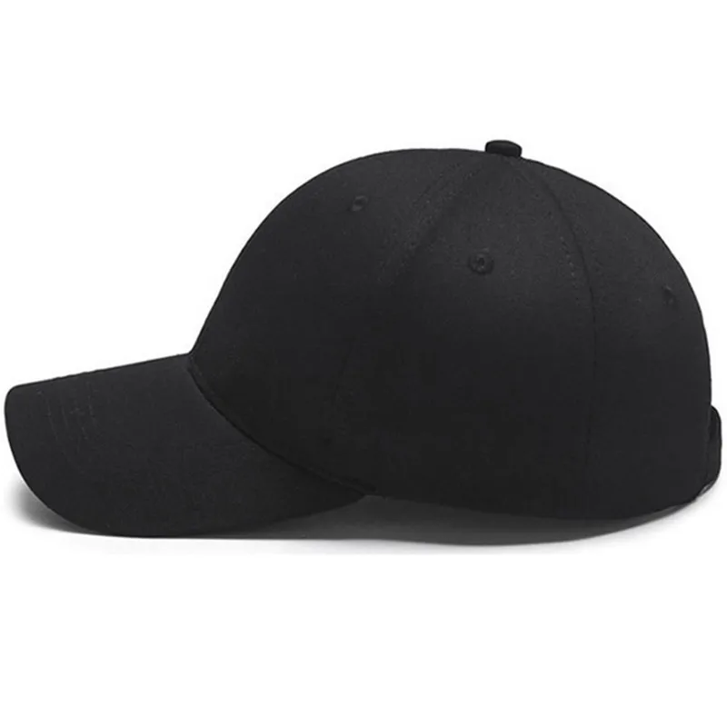 Бейсболка Snapback, белая однотонная парусиновая Кепка для папы, хип-хоп, мужские бейсболки, женские летние повседневные однотонные черные кепки для гольфа, регулируемые