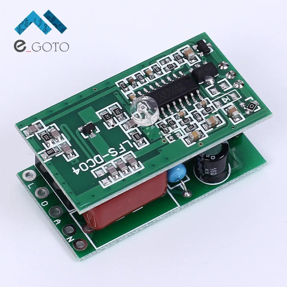 2.7G Microwave Radar Sensor Switch Module Induction 2.7GHz High Power 220V 360 Degree 5-8m Relay Output | Электронные компоненты