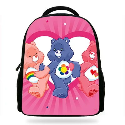 Милые Care Bears футболка с изображением персонажей видеоигр сумка рюкзак для начальной школы школьные рюкзаки, детские школьные рюкзаки для девочек детская школьная сумка Класс элементов, на возраст 1, 3, 4