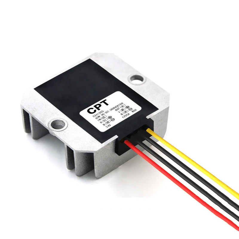 Понижающий из алюминиевого сплава защищенный от перегрева водонепроницаемый DC-DC