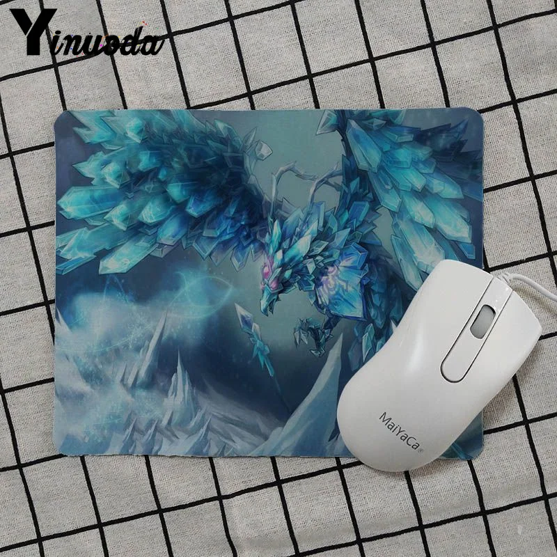 No Lock Edge25x29cm Yinuoda анивия Лига Легенд резиновая мышь прочный Настольный игровой коврик для мыши Противоскользящий ноутбук ПК коврик для мышки с аниме - Цвет: No Lock Edge25x29cm