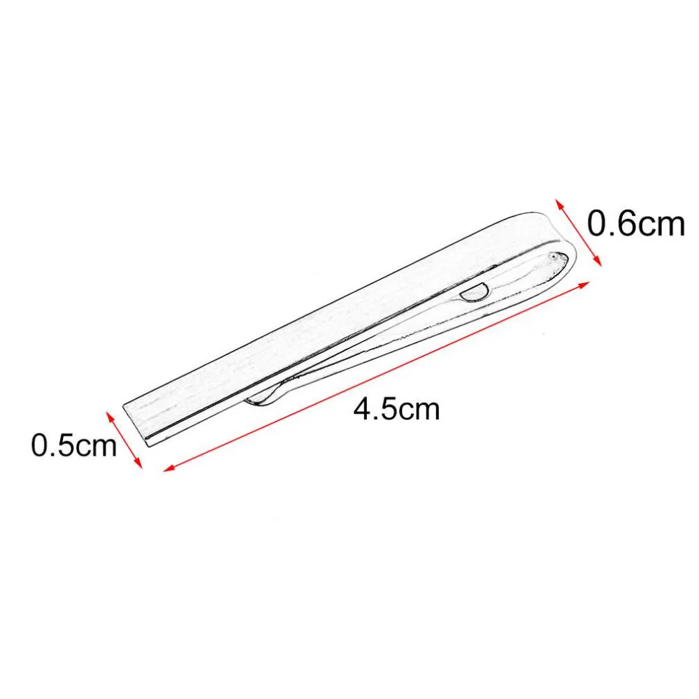 Деловой мужской модный простой костюм Галстук Зажим галстук застежка зажим для