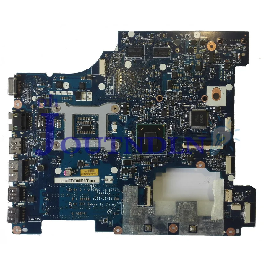 JOUTNDLN для Lenovo ideapad G575 Материнская плата ноутбука 11S11013 LA 6757P E450 CPU DDR3