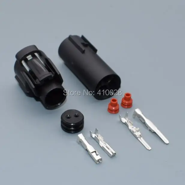 Shhworldsea 2.0mm 2-Pin 2-Way Male Female Intake Air Temperature Plug Pigtail Sensor for Honda Civic 6189-015 Integra image 6