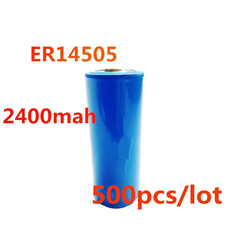 3 6 В 2400 мАч Батарея/Non rechargerable Батарея/Бесплатная доставка 500 шт./лот ER14505 Размеры AA