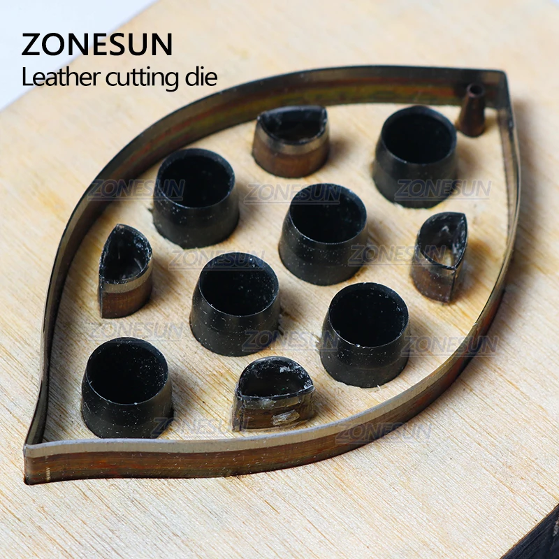 ZONESUN H1 сделай сам на заказ резак для кожаных сережек вырезанные из кожи серьги