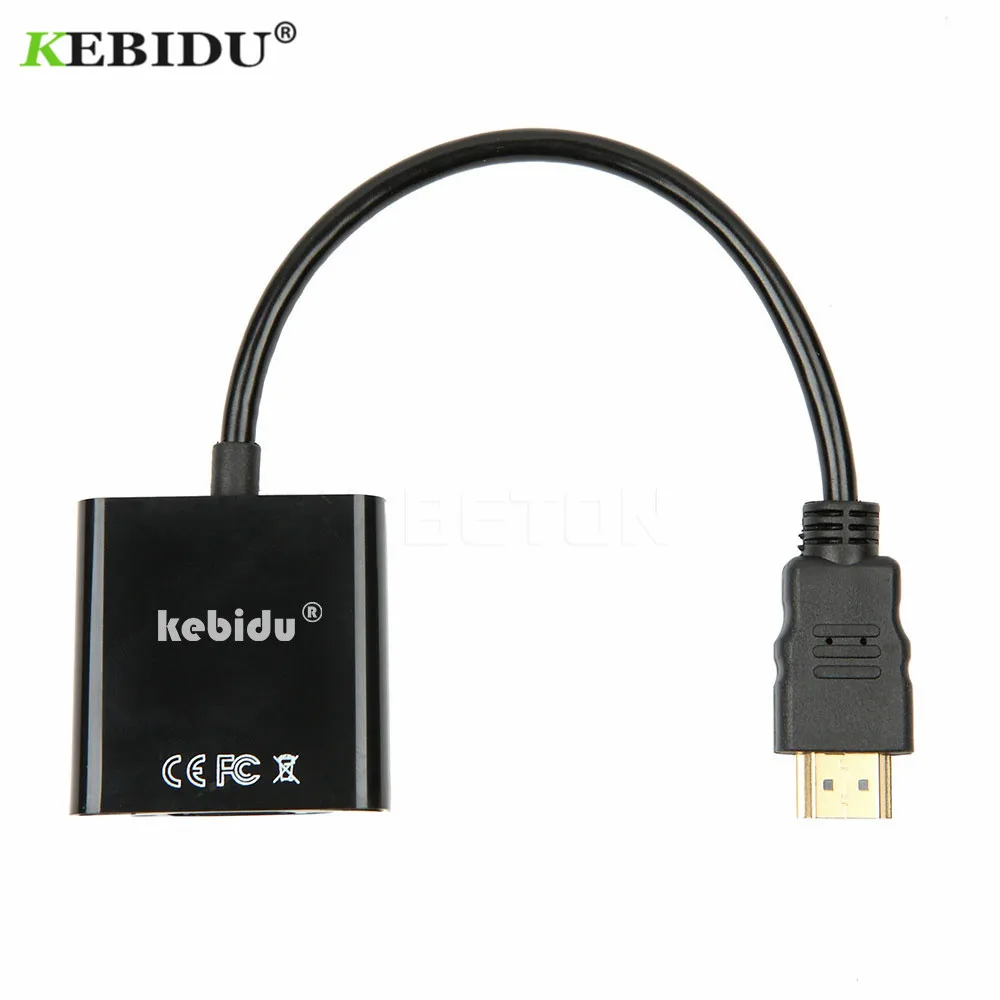 Адаптер для видеокамеры kebiдаale VGA HD TV CRT Monitor XBOX 360 PS3 HDMI совместимый с 3 5 мм