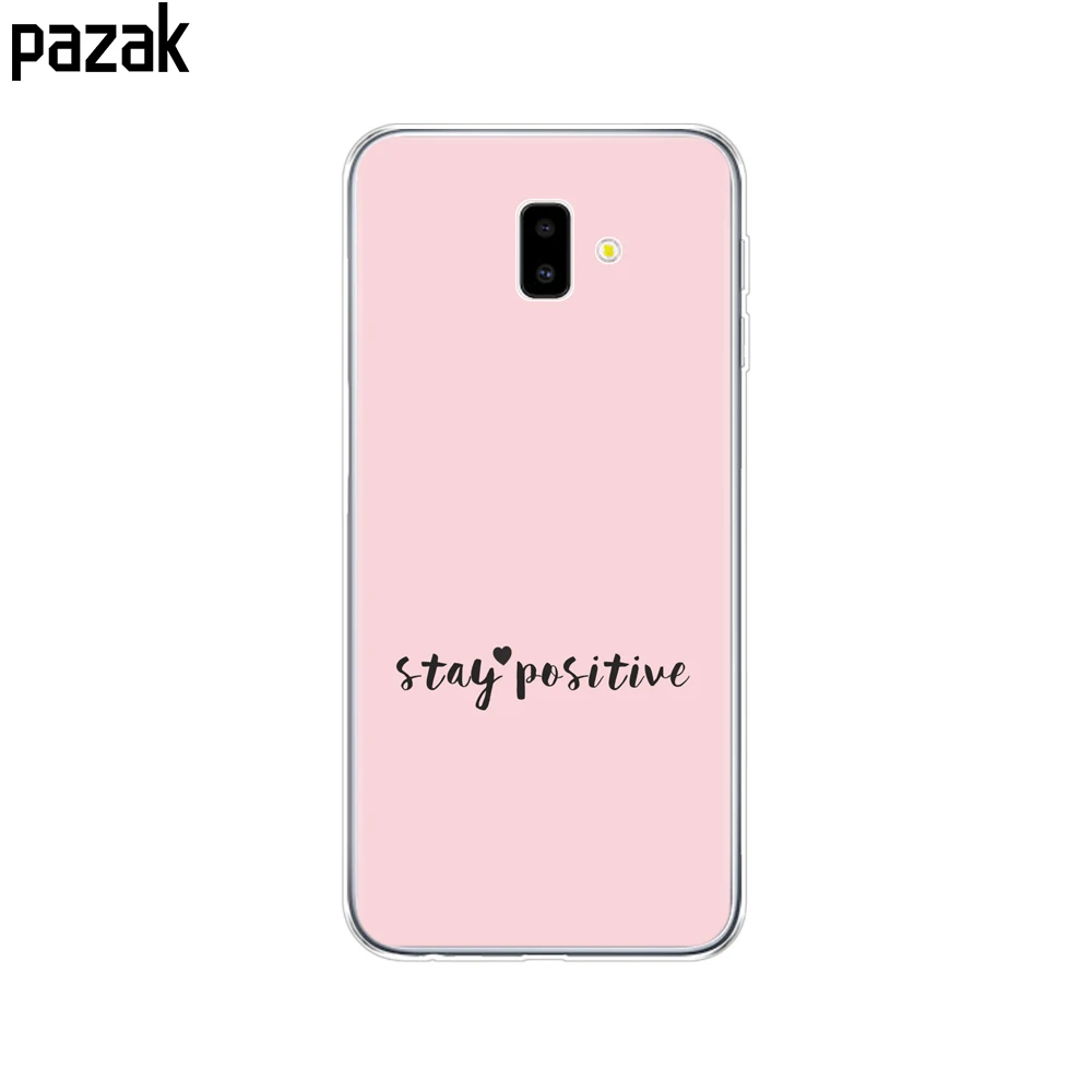 52384 Для samsung J6 J6+ чехол coque мягкий чехол из термополиуретана и силикона для samsung Galaxy J6Plus J 6 Plus J610 J610F Capas противоударный - Цвет: 52384
