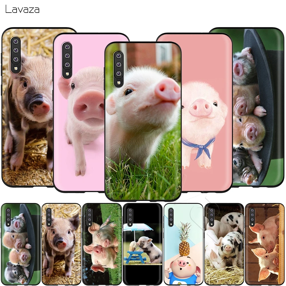 Lavaza Забавный худи с мультипликационным принтом в виде поросенка на узор чехол