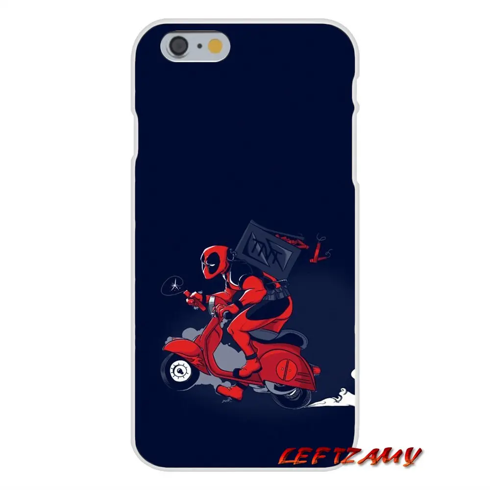 Accessories Cases Covers Deadpool Marvel Wade Winston Wilson For iPhone X XR XS MAX 4 4S 5 5S 5C SE 6 6S 7 8 Plus ipod touch | Мобильные