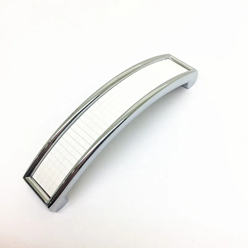 Шаг отверстий 96 мм белый цвет кухонного шкафа ручкой серебро ручка мебель тянуть